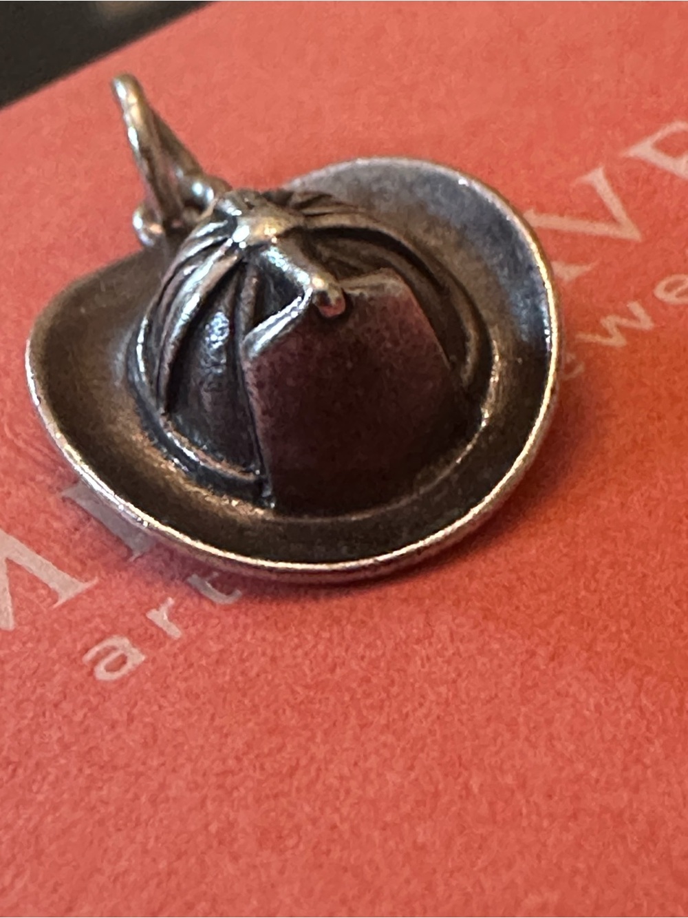 Retired James Avery Fireman Helmet Sterling Silver 925 Rare, Hard To Find Piece!